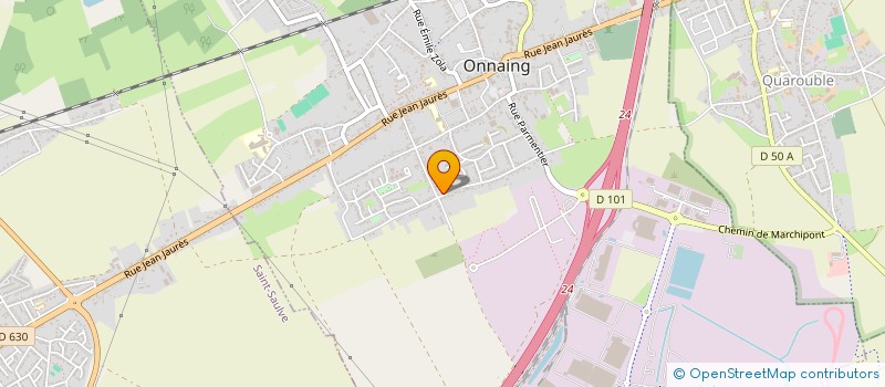 localisation de l'entreprise MADAME AURORE GILLERON  ONNAING