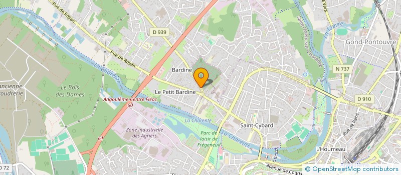 localisation de l'entreprise MADAME AURORE GILLIO  SAINT-YRIEIX-SUR-CHARENTE