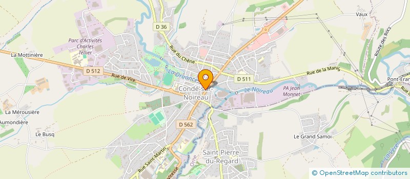 localisation de l'entreprise MADAME AURORE GILLOT  CONDE-EN-NORMANDIE