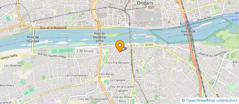 localisation de l'entreprise MADAME AURORE GIMBERT  ORLEANS