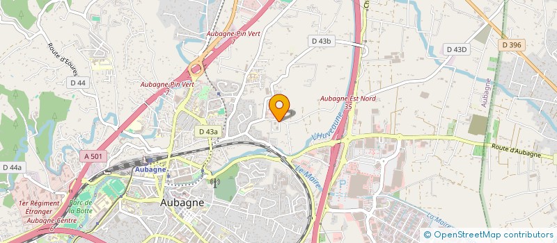 localisation de l'entreprise MADAME AURORE GIOMETTI à AUBAGNE