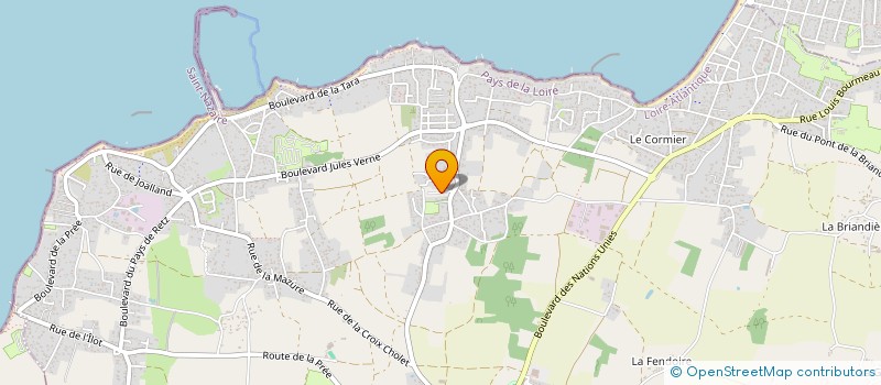 localisation de l'entreprise MADAME AURORE GIRAULT à LA PLAINE-SUR-MER