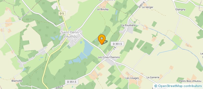 localisation de l'entreprise MADAME AURORE GODART à SAINTIGNY