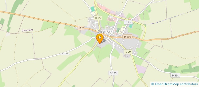 localisation de l'entreprise MADAME AURORE GODET  OISEMONT