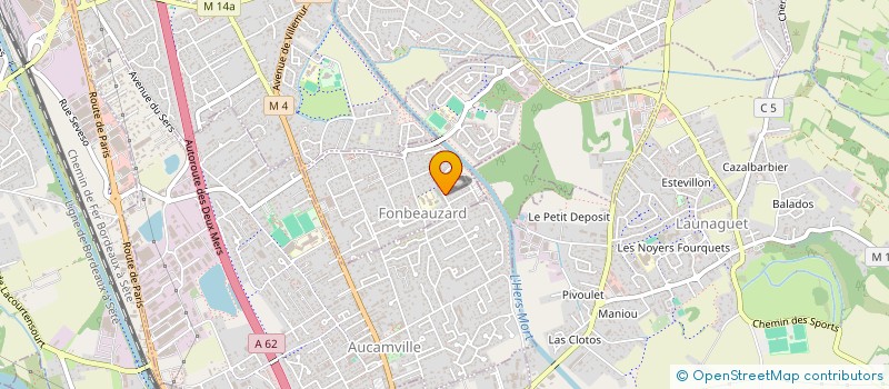 localisation de l'entreprise MADAME AURORE GOLLIERE à FONBEAUZARD