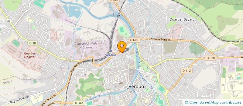 localisation de l'entreprise MADAME AURORE GOSGNACK à VERDUN