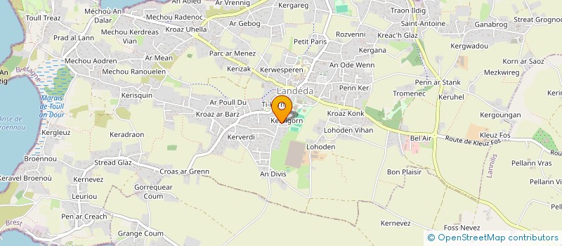 localisation de l'entreprise MADAME AURORE GOURMELON  LANDEDA