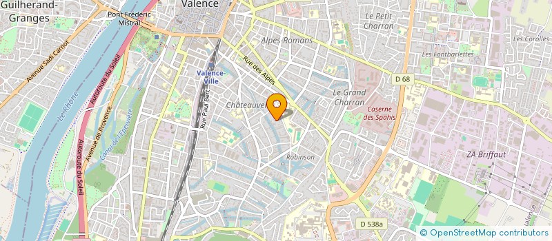 localisation de l'entreprise MADAME AURORE GRET à VALENCE