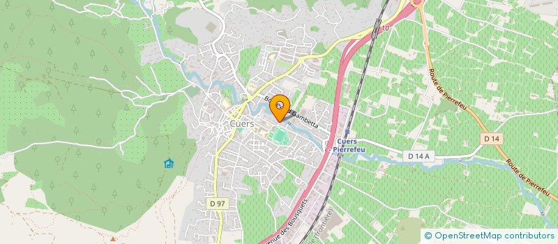 localisation de l'entreprise MADAME AURORE GRIMAUD  CUERS