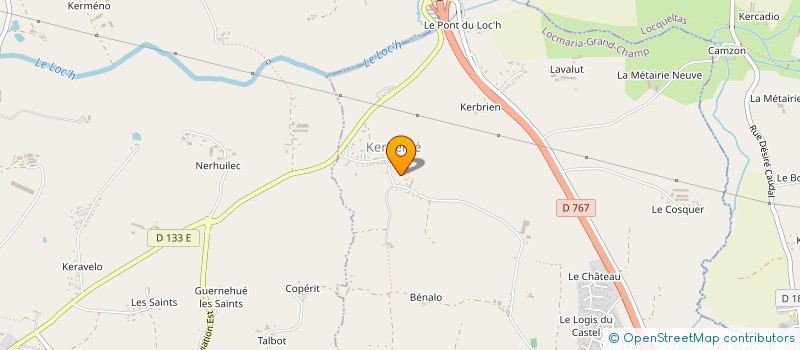 localisation de l'entreprise MADAME AURORE GUEGAN  SENE