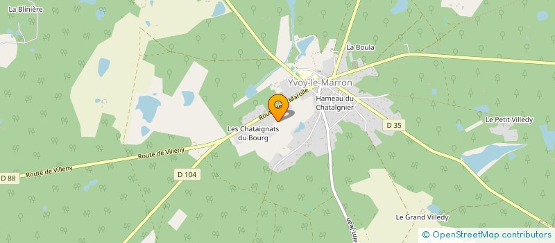 localisation de l'entreprise MADAME AURORE GUERIN  YVOY-LE-MARRON