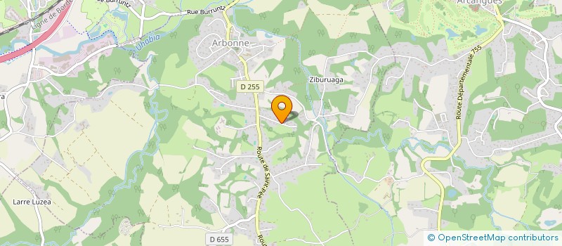 localisation de l'entreprise MADAME AURORE GUERIN  ARBONNE