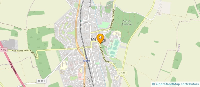 localisation de l'entreprise MADAME AURORE GUILLEMETTE  MERU