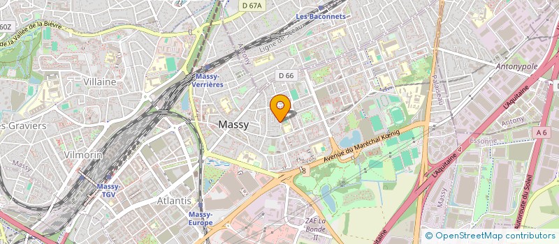 localisation de l'entreprise MADAME AURORE GUILLOIS  MASSY