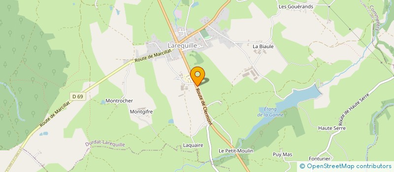 localisation de l'entreprise MADAME AURORE GUIRRIEC  DURDAT-LAREQUILLE