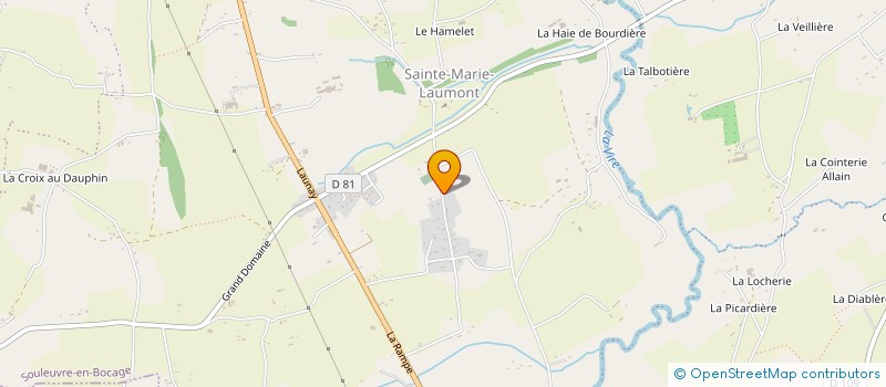 localisation de l'entreprise MADAME AURORE HENRI à SOULEUVRE EN BOCAGE
