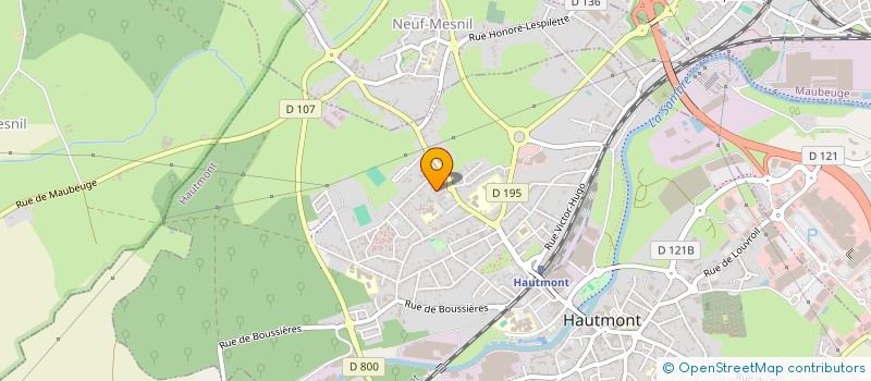 localisation de l'entreprise MADAME AURORE HENRY  MAUBEUGE