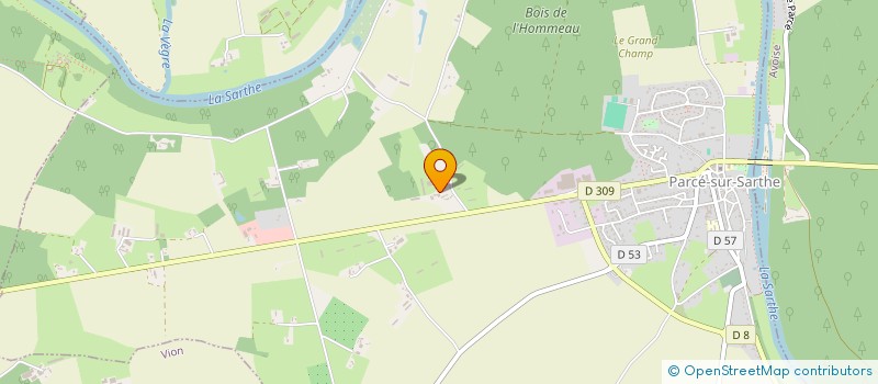 localisation de l'entreprise MADAME AURORE HERRICK  PARCE-SUR-SARTHE