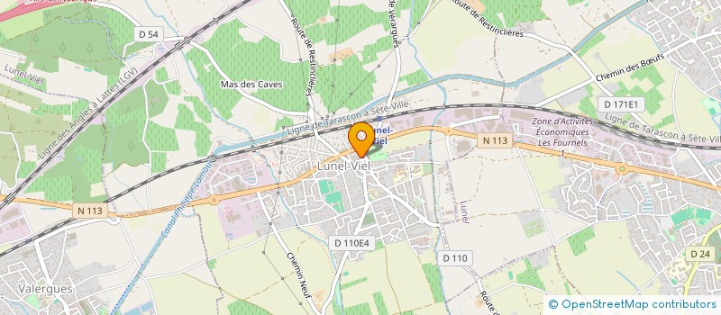 localisation de l'entreprise MADAME AURORE HEUZE à LUNEL-VIEL