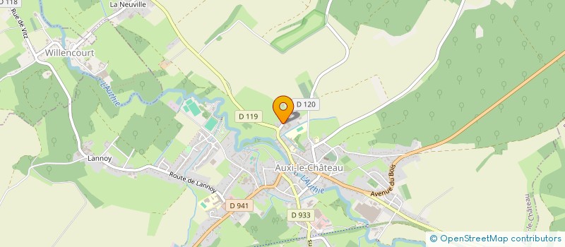 localisation de l'entreprise MADAME AURORE HIBON  AUXI-LE-CHATEAU