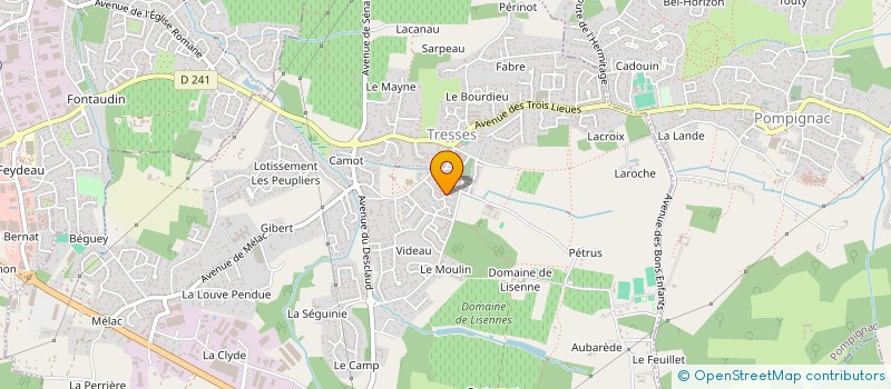 localisation de l'entreprise MADAME AURORE HITIER  TRESSES