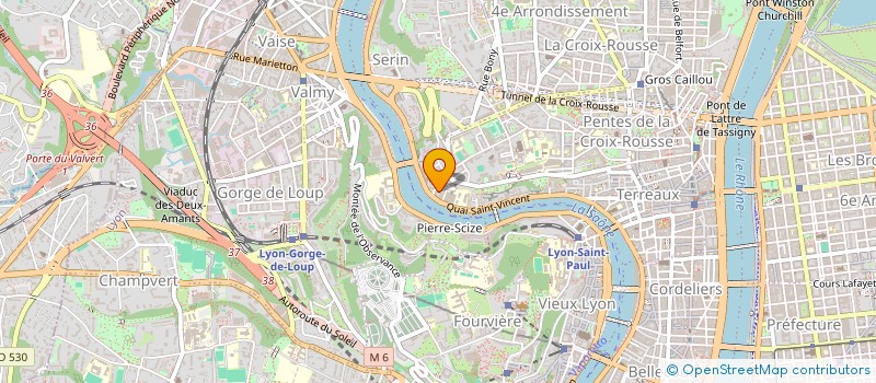 localisation de l'entreprise MADAME AURORE HOFFMANN à LYON