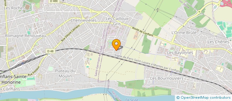 localisation de l'entreprise MADAME AURORE JACKIE MYRIAM GILABER  HERBLAY-SUR-SEINE