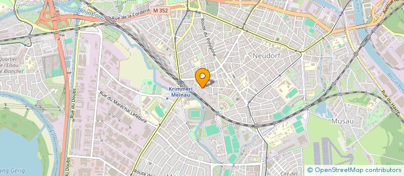localisation de l'entreprise MADAME AURORE JACQUEL à STRASBOURG