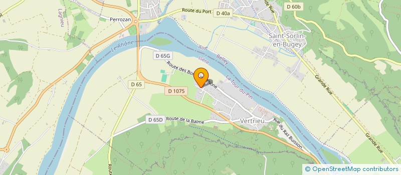 localisation de l'entreprise MADAME AURORE JANODY  VERTRIEU