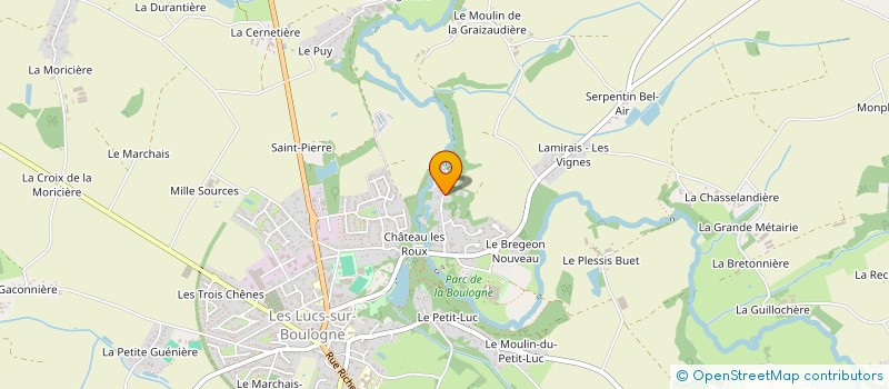 localisation de l'entreprise MADAME AURORE JAUNIN à LES LUCS-SUR-BOULOGNE