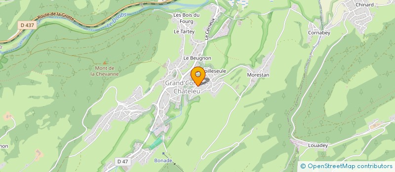 localisation de l'entreprise MADAME AURORE JEANINE MARIE HENNEQUIN  GRAND'COMBE-CHATELEU