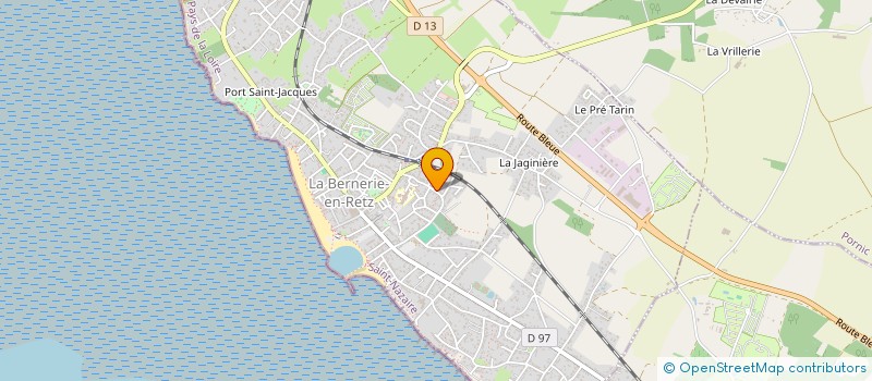 localisation de l'entreprise MADAME AURORE JEANNE  LA BERNERIE-EN-RETZ