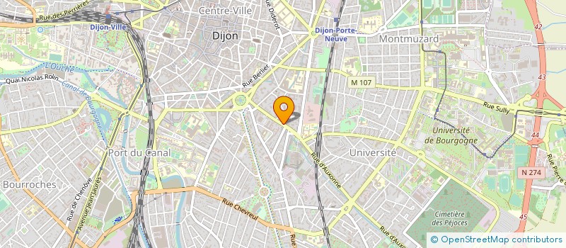 localisation de l'entreprise MADAME AURORE JEANNIN - LEYDET à DIJON