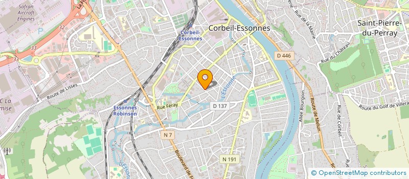 localisation de l'entreprise MADAME AURORE JESSET à CORBEIL-ESSONNES
