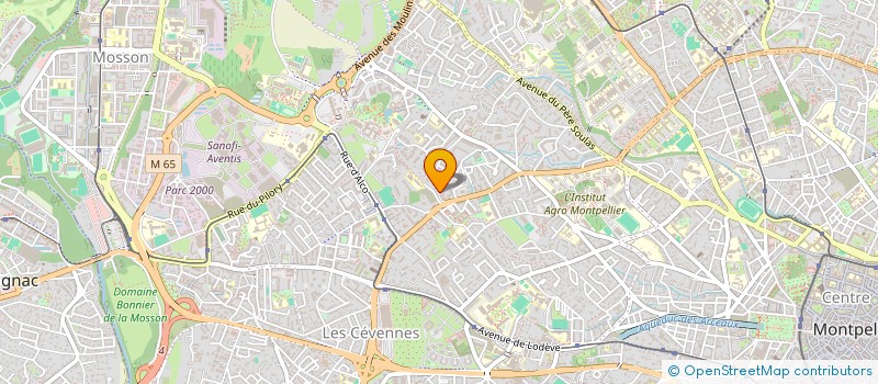 localisation de l'entreprise MADAME AURORE JOSSET à MONTPELLIER
