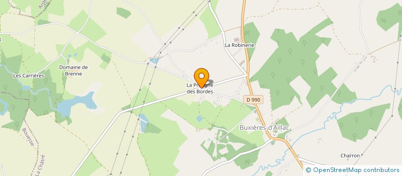 localisation de l'entreprise MADAME AURORE JOUANNET à BUXIERES-D'AILLAC