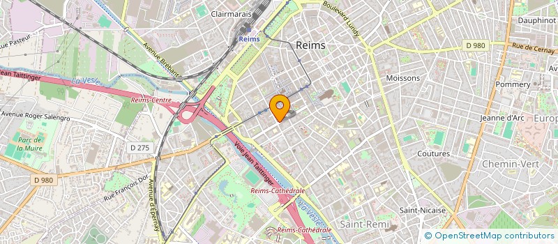 localisation de l'entreprise MADAME AURORE JOZET  REIMS