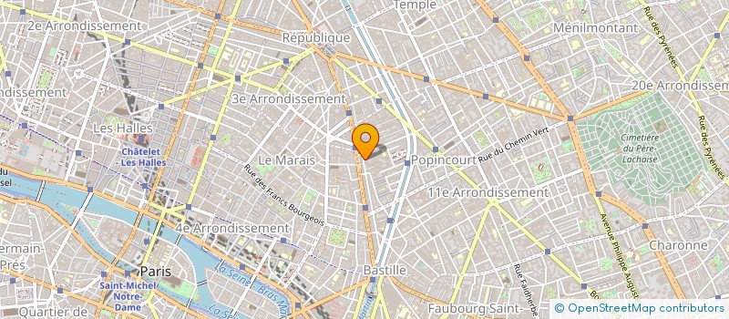 localisation de l'entreprise MADAME AURORE JUAREZ à PARIS