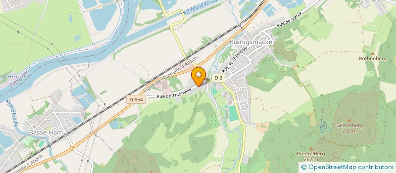 localisation de l'entreprise MADAME AURORE KLEINER  KNIGSMACKER