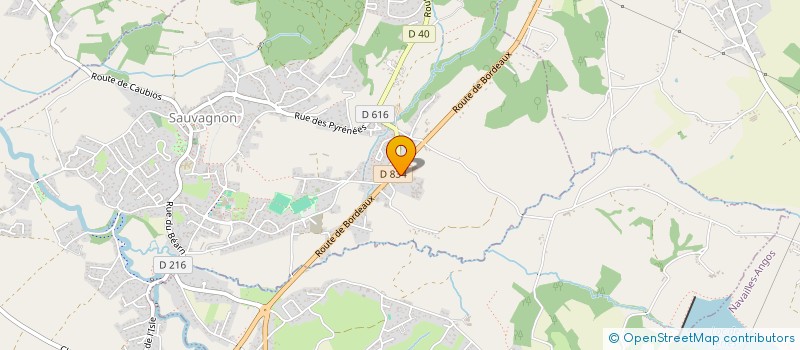 localisation de l'entreprise MADAME AURORE LABORIE  MONTARDON