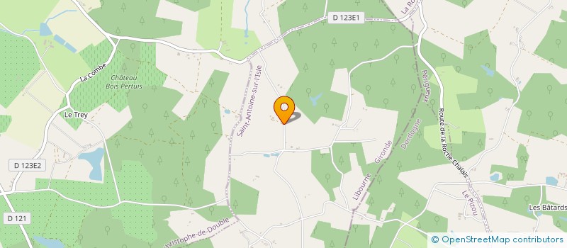 localisation de l'entreprise MADAME AURORE LABRUE  SAINT-ANTOINE-SUR-L'ISLE