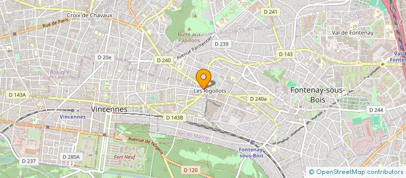 localisation de l'entreprise MADAME AURORE LAFOUGERE à VINCENNES