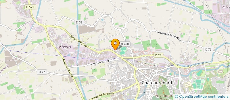 localisation de l'entreprise MADAME AURORE LAGARDE  CHATEAURENARD