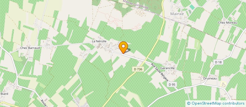 localisation de l'entreprise MADAME AURORE LAGELEE à SEGONZAC