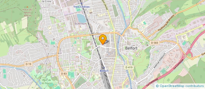 localisation de l'entreprise MADAME AURORE LAGNEAU à BELFORT