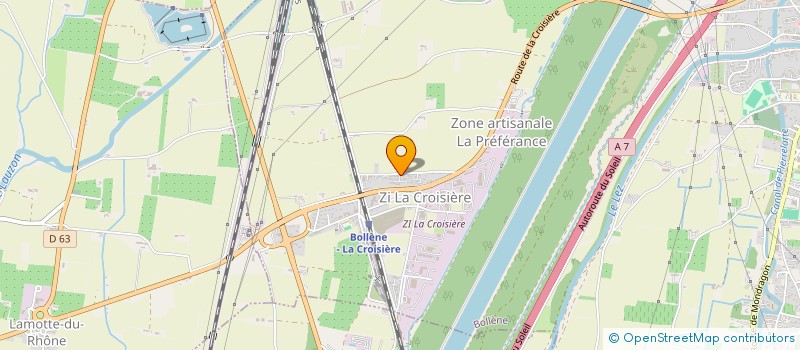 localisation de l'entreprise MADAME AURORE LAHAYE  BOLLENE