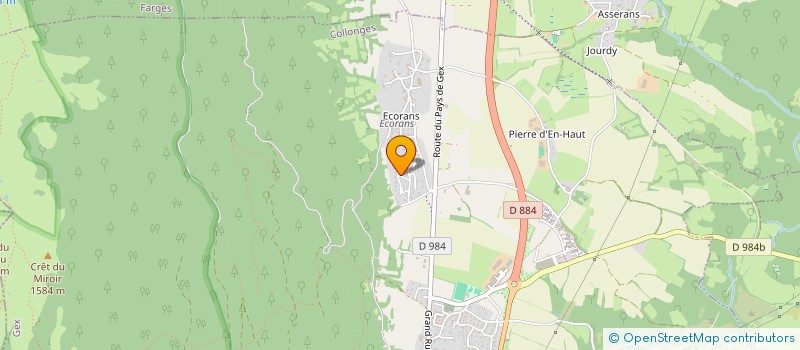 localisation de l'entreprise MADAME AURORE LAIR  COLLONGES