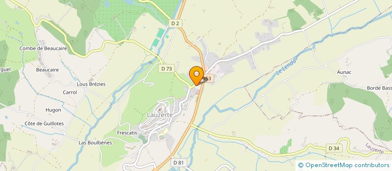 localisation de l'entreprise MADAME AURORE LAMARINIE  LAUZERTE