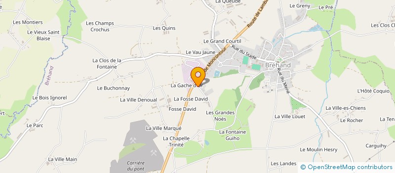 localisation de l'entreprise MADAME AURORE LANDEL  BREHAND