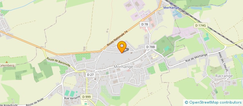 localisation de l'entreprise MADAME AURORE LANGBOUR  MORHANGE